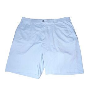 Roundtree & Yorke Men's Performance Light Blue Chino Shorts